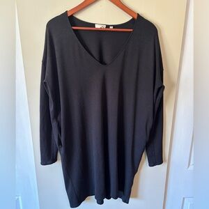 Wilfred Free Women’s Black V Neck Tunic Size Medium